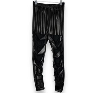 RARE Costume Beetlejuice Leather Pull On Pants Medium